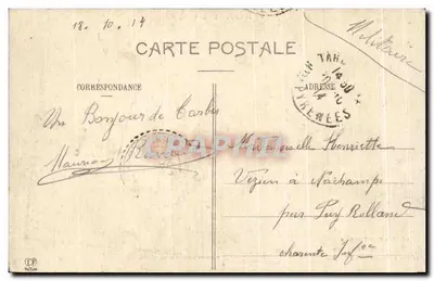 Les Hautes-Pyrénées — Ansicht des Eingangs zum Val de Cambasqux — Cauterets — Rückseite