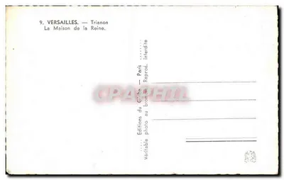 Versailles — Trianon — Das Königinnenhaus — Éditions du Globe — Rückseite