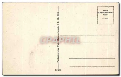 Halle (Saale) — Marktplace com igreja e estátua — Postkartenverlag Walter Mätner, Leipzig — Verso