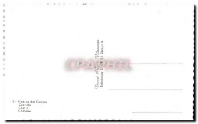 Castello di Medina del Campo — Editore Daniel Arjona Villacampa, n°3 — Verso