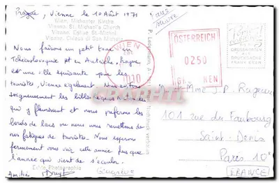 Viena I. Portão da Cidadela Michaeler — vista da Igreja Michaeler — editor Loden-Pl. n° 50415 H — Verso