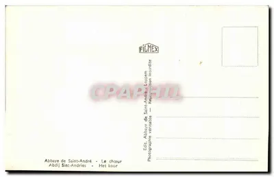 Abadia de São André — O coro — FILMEX — Verso