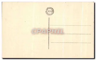 Mons — Estátua de Baudouin de Constantinopla — Editor E. Desaix, Bruxelas, n°10 — Verso
