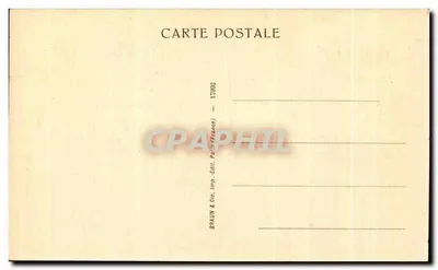 Cartolina d'epoca Femme se coiffant — Degas — Collection Durand Ruel — Verso