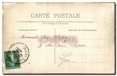 NANTES — Le Jardin des Plantes — Collection G. I. D. de Nantes — Verso