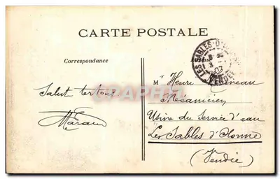 Praça da República — Paris — C.M. n°166 — Verso