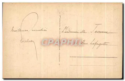 Biarritz - La Côte des Basques — editore Alascans des Arts Photographiques, Strasbourg, n°35 — Verso
