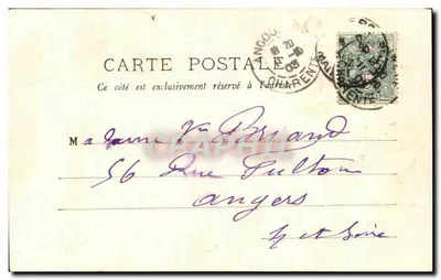 Angoulême — Fachada do Hôtel-de-Ville — Livraria Barraud, Angoulême — Verso