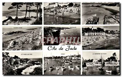 Côte de Jade — Saint-Brevin-l'Œtan, Préfailles, Pornic, La Bernerie-en-Retz, Tharon-Plage, Sainte-Marie-sur-Mer — REAL-PHOTO, Paris, Letellier