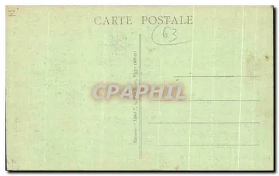 Clermont-Ferrand — Abbatia Najświętszej Maryi Panny z Portu — Zabytek X wieku — Wydawnictwo 'L'Idéal' Vichy (Allier) — Rewers