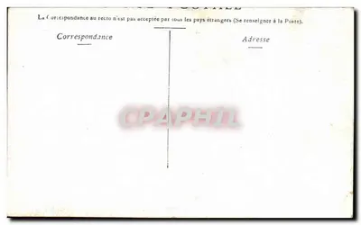 Bourges — WIDOK NA ZAMEK WODNY. — Wydawca: TAEPER, PARYŻ. — Rewers