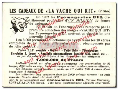 Le Hérisson - A Cascata em Forma de Abanico (Jura) — A França Pitoresca, série B 178 — Verso