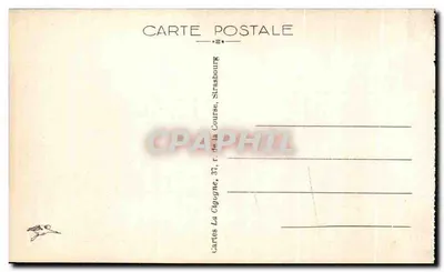 Metz - Portal i Aleja Serpenoise — Wydawca: Cartes La Clyogne, Strasbourg — Rewers