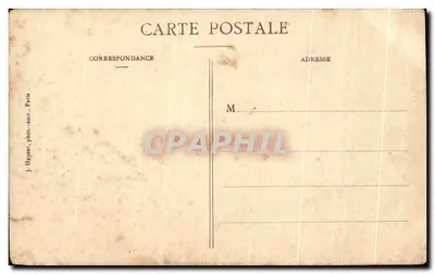 La Crue de la Seine (Janvier-Février 1910) — Le Pont d'Arcolé, l'eau atteint la clef de voûte — J. H. — Verso