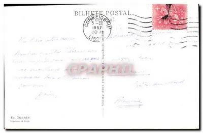 Lisbona - Praça do Marquês de Pombal — wydawca Ed. Torres, nr 591 — Rewers