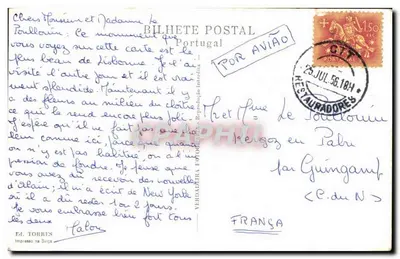 Lisbona. Jérónimos. Klasztor — Wyd. Torres, n° 658 — Rewers