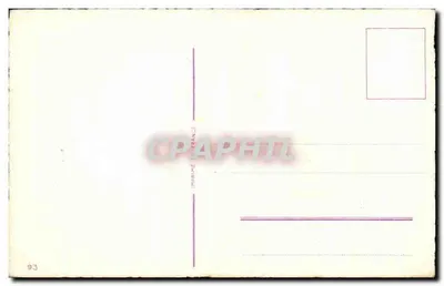 Paisagem invernal — decoração de flores azuis — carta de vœux — Verso