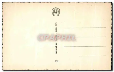 Zimowy krajobraz — Boże Narodzenie — Wydane w Francji, n° 5015 — Rewers