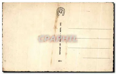 Natal — decoração de visco e amoras — Impressora Int. Rép. Int. n°5011 — Verso
