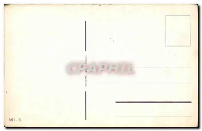 Cavalo de Ferro, Poinsettia e visco — Parabéns de aniversário — Impressa na França, n° 361-3 — Verso