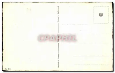 Pejzaż rzeczny — akwarela — Ludwig Dauphing, nr 412 — Rewers