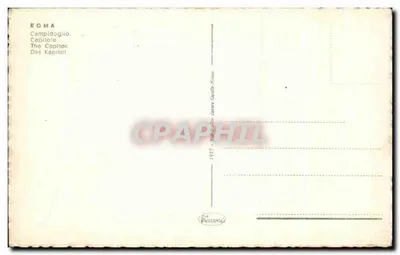 Roma - Capitólio - Editor Ecaomi, n° 1937 — Verso