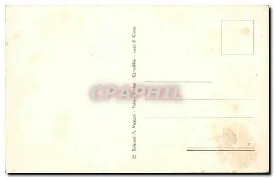 Lago di Como - Cernobbio - Villa Erba — Éditions P. Vasconi — Verso