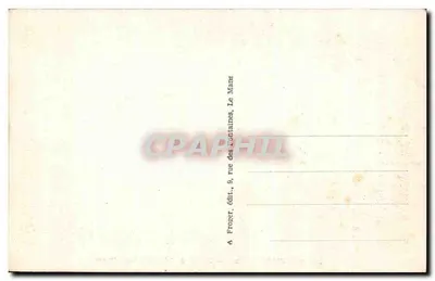 Solemes (Sarthe) — Entrada da Abadia Saint-Pierre — Editor A. Froger, Le Mans — Verso