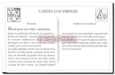 Boulogne-sur-Mer — matelote — editor C.E.E. n° D2-465-403-08 — Verso