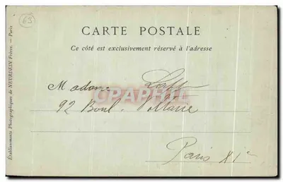 Clermont-Ferrand — Ogród Lecoq i Uniwersytet — Kolekcje R.D. Phot — Rewers