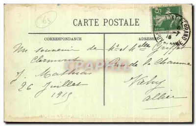 Clermont-Ferrand — Plac Assas — LL. — Rewers