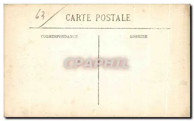 Châtel-Guyon — O Calvário e a Mesa de Orientação — LL — Verso