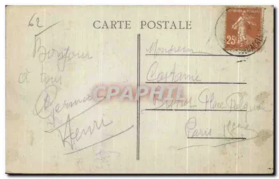 Le Touquet-Paris-Plage - Cmentarz Anglikański — Fototypia Combray - Macau — Rewers