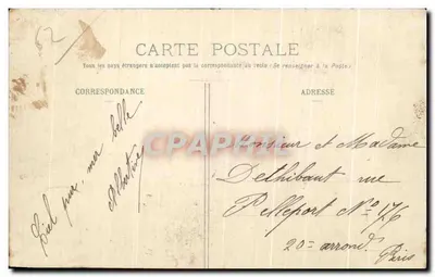 Le Portel - Un Paso Difícil — L. D., B., 806 — editor no identificado — Reverso