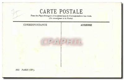 Boulevard Montmartre — Paryż — wydawca LL — Rewers