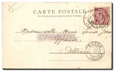 Porta Saint-Martin — Paris — editor não identificado, número de série não visível — Verso