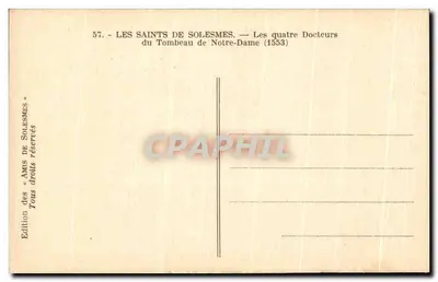 Os Quatro Doutores do Túmulo de Nossa Senhora (1553) — Edição dos «Amis de Solesmes» — Verso