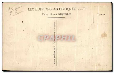 Parigi - Il Boulevard des Capucines, il Grand Hôtel e il Café de la Paix - Piazza dell'Opéra — LIP, n°345 — Verso