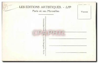 Tombeau de Lazare-Carnot — Tombeau de Marceau — Panthéon — Wydawca LIP — Rewers