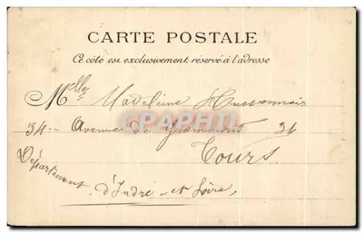 Parigi — Ingresso al Parco Monceaux — L. J. & Cie, editore, Augoultome-Parigi — Verso