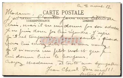 Dunkerque — O Monumento de J.-B. Trystram — LL n°266 — Verso