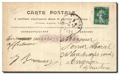 Paris inondé (janvier 1910) — Pont Mirabeau, vue du fleuve submergé avec bateaux et quai — Verso