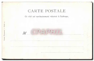 Paris — Place du Carrousel e Arco do Triunfo — Carte Tourintel, Série 2 — Verso
