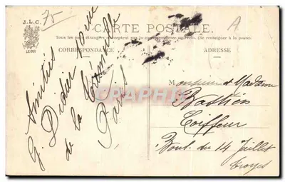Monumento de Turenne — Hotel dos Invalidos — editor J.L.C. — Verso