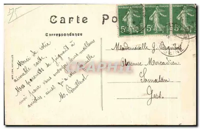Parijs — De Poort en het Boulevard Saint-Denis — uitgever Paris-Neuville — Achterkant