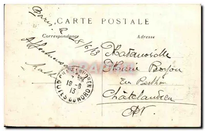 Paris (4e arrt) — A Sena e o Quai do Hôtel de Ville — C.M. — Verso