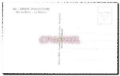 Abdij van Hautecombe — Aix-les-Bains — Le Revard — Uitgaven TELEX — Achterkant