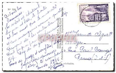 Saint-Jean-de-Luz — Herinnering — Greff, n° 725 — Achterkant