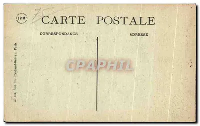 Parigi - Giardino delle Piante - Scimpanzé — Edizione IPM, n° 266 — Verso