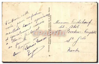 Dwie kobiety w kąpielówkach na plaży — Każdy ma swoją małą część słońca — Wyroby Francuskie, Nantes, n°22 — Rewers